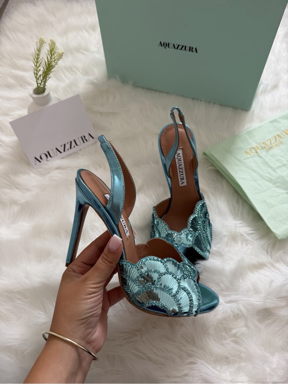 Aquazzura Ce Soir Sandals 105